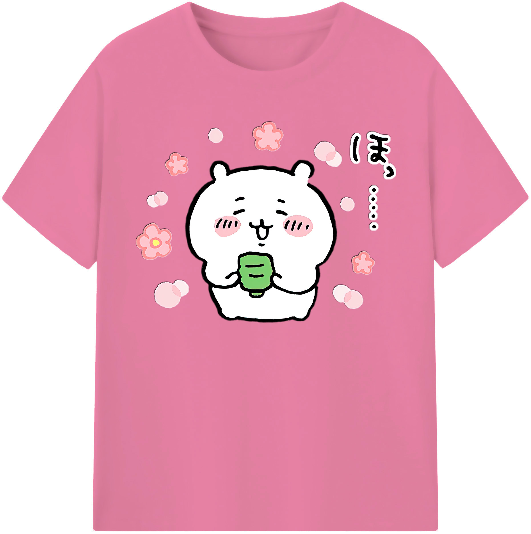 （画像用） ちいかわ ちいかわ Chii-kawa chiikawa 綿100％半袖Tシャツ（フロントプリント）